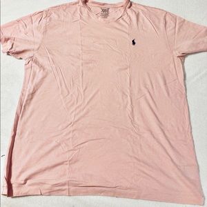 Pink Unisex Large Ralph Lauren Polo T Shirt